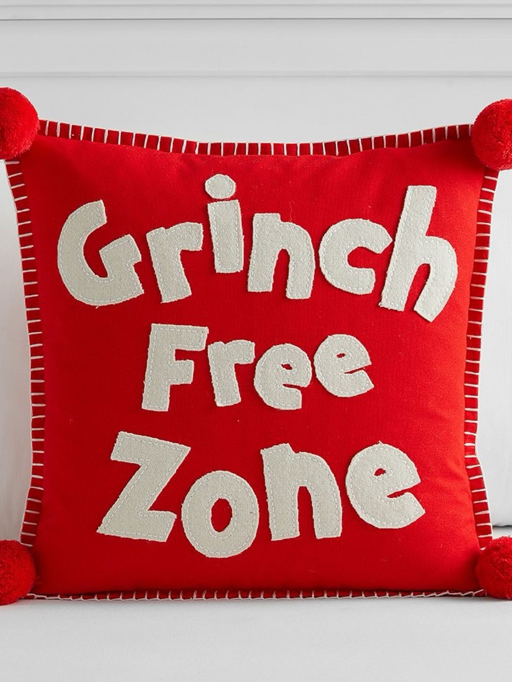 Pottery Barn Grinch Pillow Cover